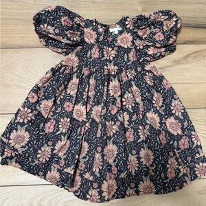 Noralee - Black Floral Dress Size 6